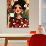 Floral Pause Walldecoration Wandkraft