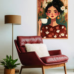 Floral Pause Walldecoration Wandkraft