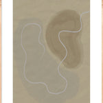 Dream Walldecoration Wandkraft 70x118 cm Houten Lijst Blank