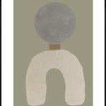 Sculpture (Outlet) Walldecoration Wandkraft 98x148 cm Houten lijst zwart