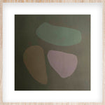 Shapes Walldecoration Wandkraft 74x74 cm Houten Lijst Blank