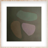 Shapes Walldecoration Wandkraft 74x74 cm Houten Lijst Blank