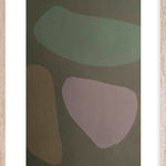 Shapes Walldecoration Wandkraft 70x118 cm Houten Lijst Blank