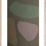Shapes Walldecoration Wandkraft 70x118 cm Houten Lijst Blank