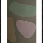 Shapes Walldecoration Wandkraft 70x118 cm Houten Lijst Zwart