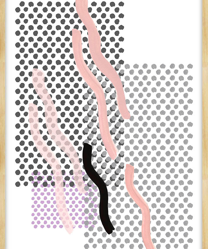 Funky 018 Walldecoration Wandkraft 70x118 cm