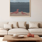 Seals by the Ocean (Outlet) Walldecoration Wandkraft