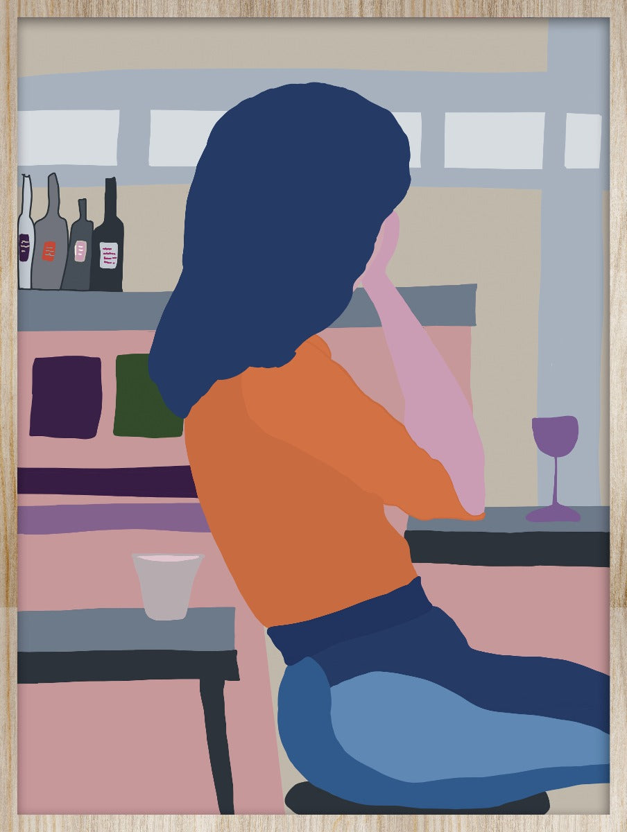 Funky 024 Walldecoration Wandkraft Baklijst Blank