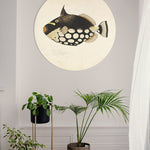 Fish Black Walldecoration Wandkraft