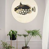 Fish Black Walldecoration Wandkraft