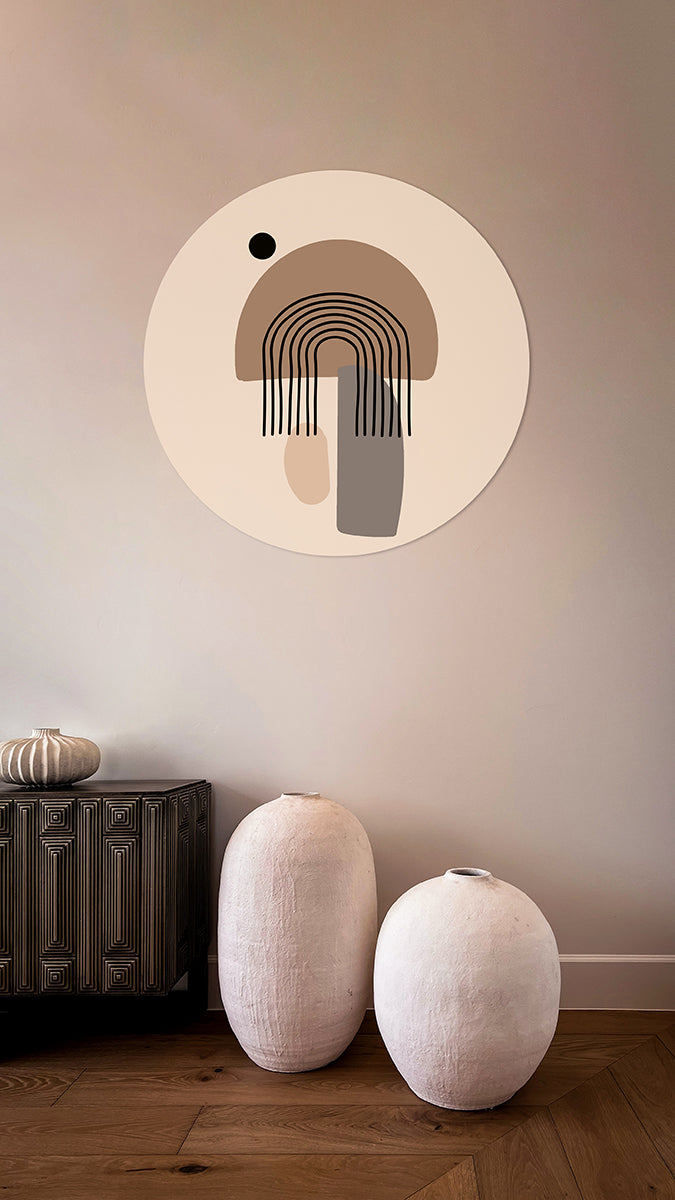 Abstract Geometric Design Walldecoration Wandkraft