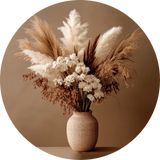Rustic Dried Flower Walldecoration Wandkraft Ø30 cm