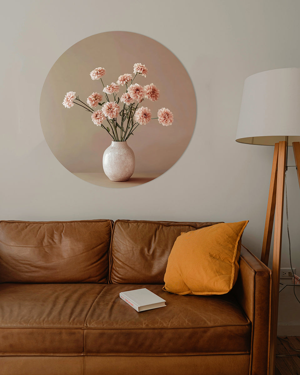 Pink Flowers Walldecoration Wandkraft