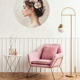 Woman with Floral Crown Walldecoration Wandkraft