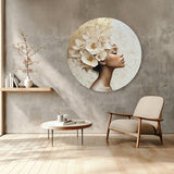 Floral Dreams in Golden Light Walldecoration Wandkraft