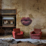 Love Hotel (Outlet) Walldecoration Wandkraft 70x50 cm Plexiglas Fine Art glans Baklijst Zwart