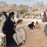 Art Facsimile 034 from Albert Edelfelt Walldecoration Wandkraft 74x74 cm