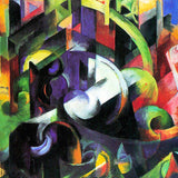 Art Facsimile 055 from Franz Marc Walldecoration Wandkraft 118x70 cm