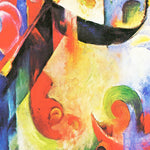 Art Facsimile 056 from Franz Marc Walldecoration Wandkraft 70x118 cm