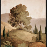Where silence stays Walldecoration Wandkraft 40x60 cm Baklijst Zwart