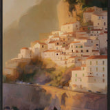 Where the Sun lingers Walldecoration Wandkraft 40x60 cm Baklijst Zwart
