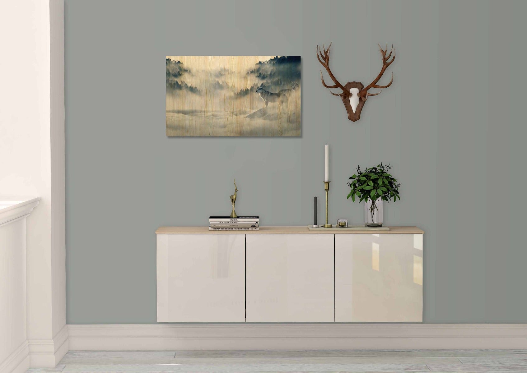 European Wildlife 006 Walldecoration Wandkraft