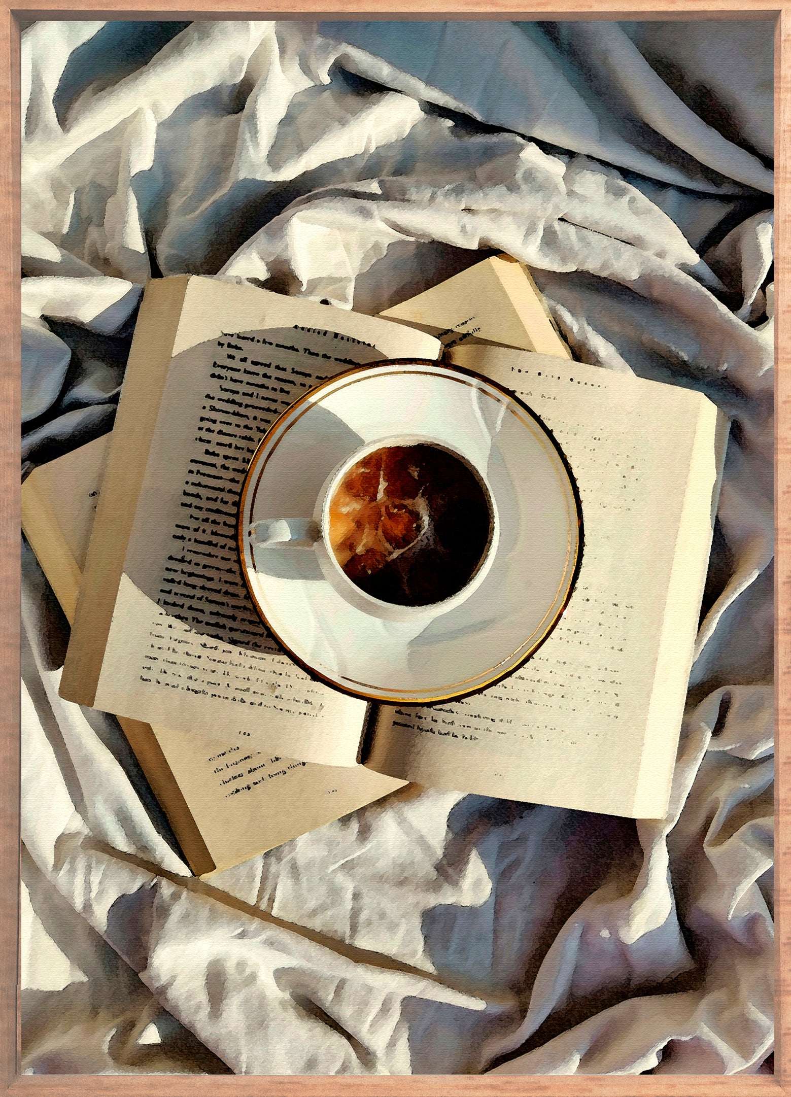 Chapters & Coffee Walldecoration Wandkraft
