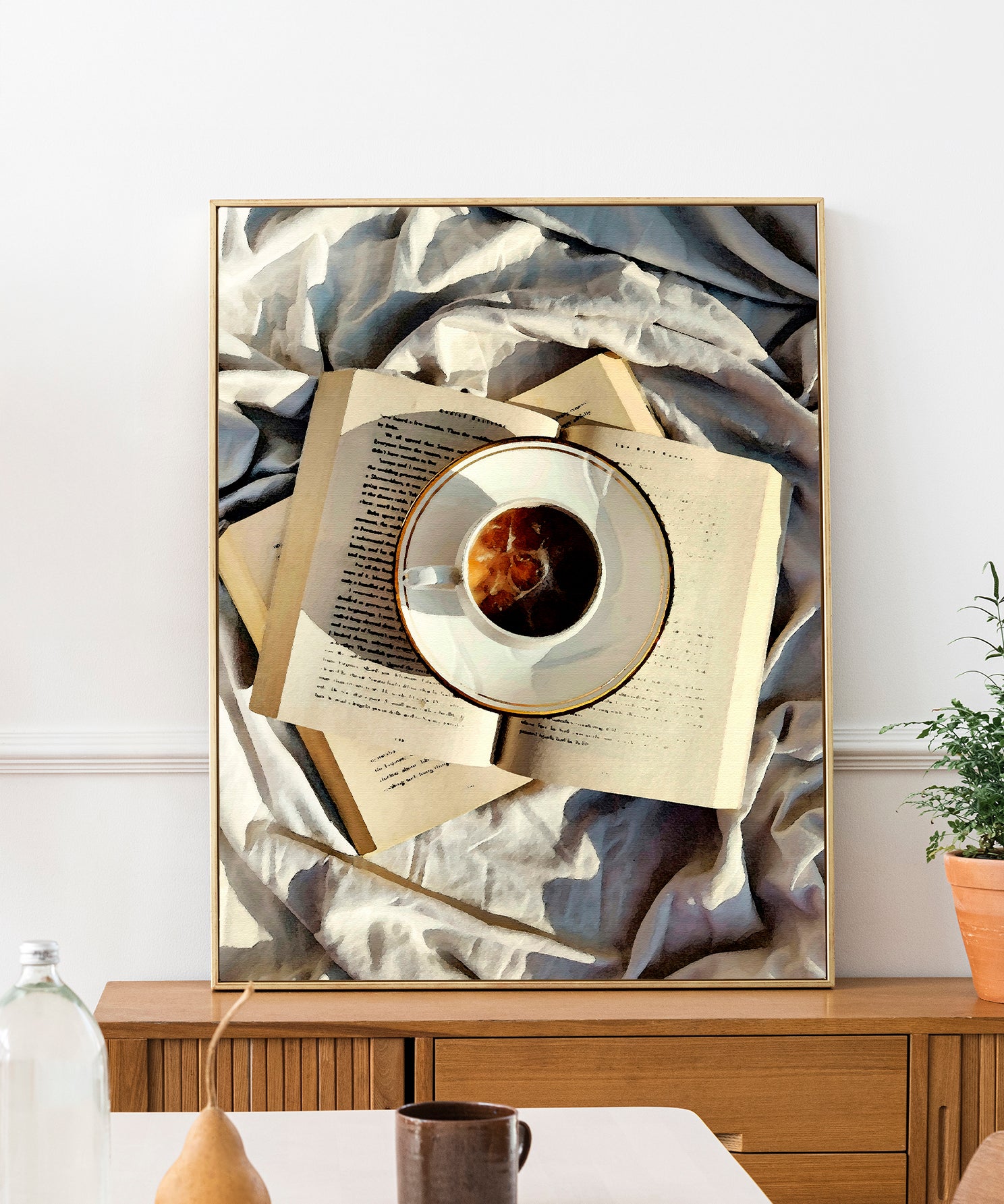 Chapters & Coffee Walldecoration Wandkraft
