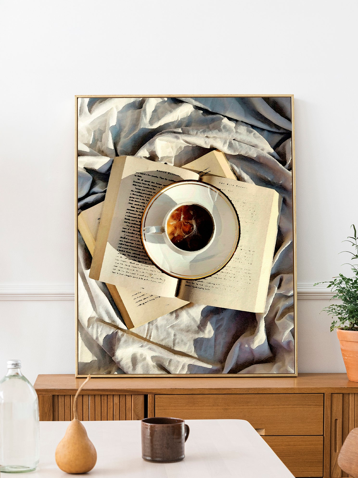 Chapters & Coffee Walldecoration Wandkraft
