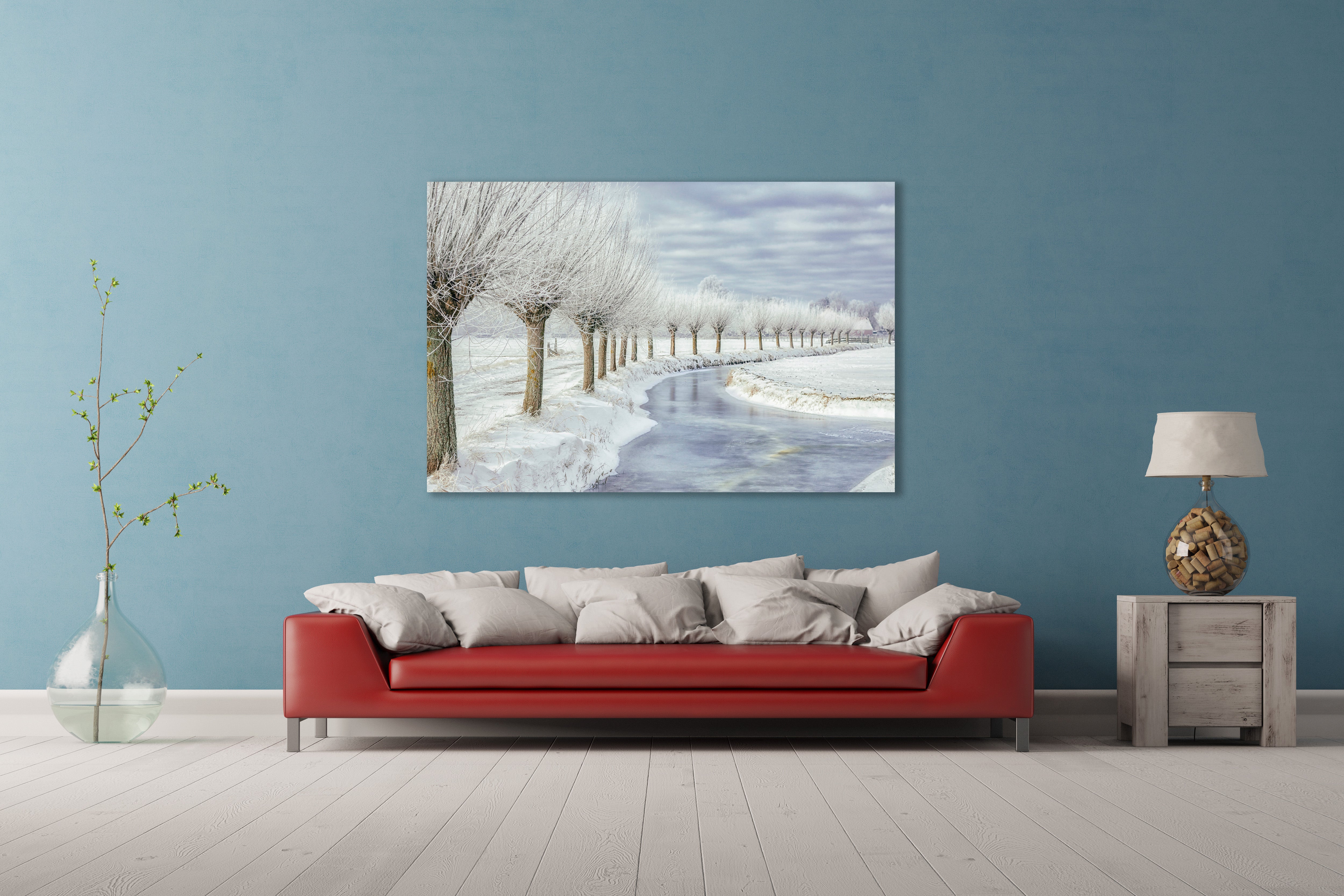Winter in Holland Walldecoration Wandkraft