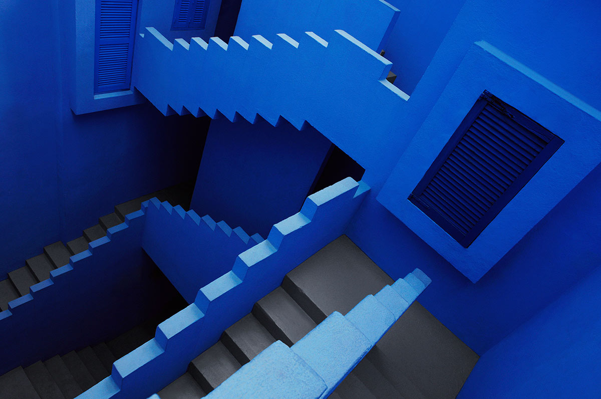 Stairway Maze Walldecoration Wandkraft 118x70 cm