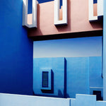 Mirage in Blue Walldecoration Wandkraft 70x118 cm