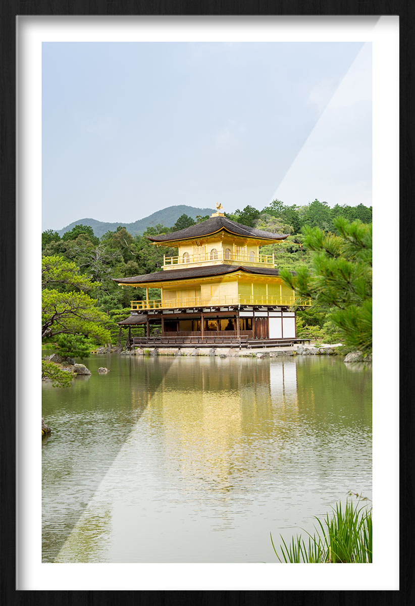 Golden Pavilion Walldecoration Wandkraft