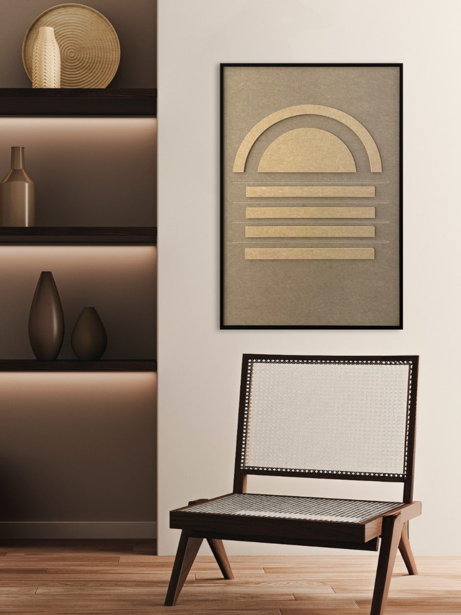 Sunrise by the Ocean Walldecoration Wandkraft