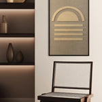 Sunrise by the Ocean Walldecoration Wandkraft