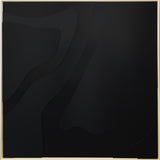 Waves Walldecoration Wandkraft 74x74 cm Houten baklijst blank B