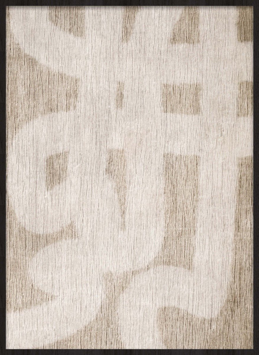Scattered Lanes I Walldecoration Wandkraft Houten lijst zwart