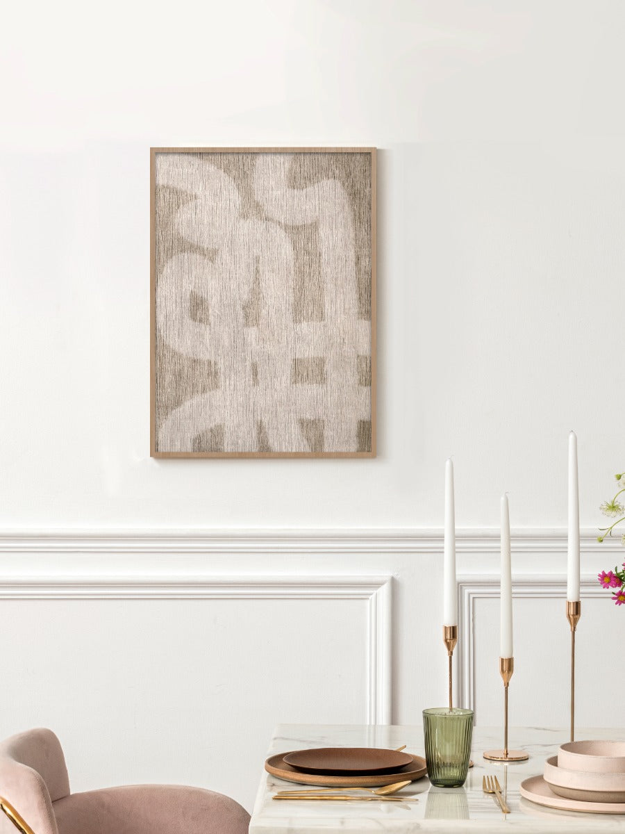 Scattered Lanes II Walldecoration Wandkraft