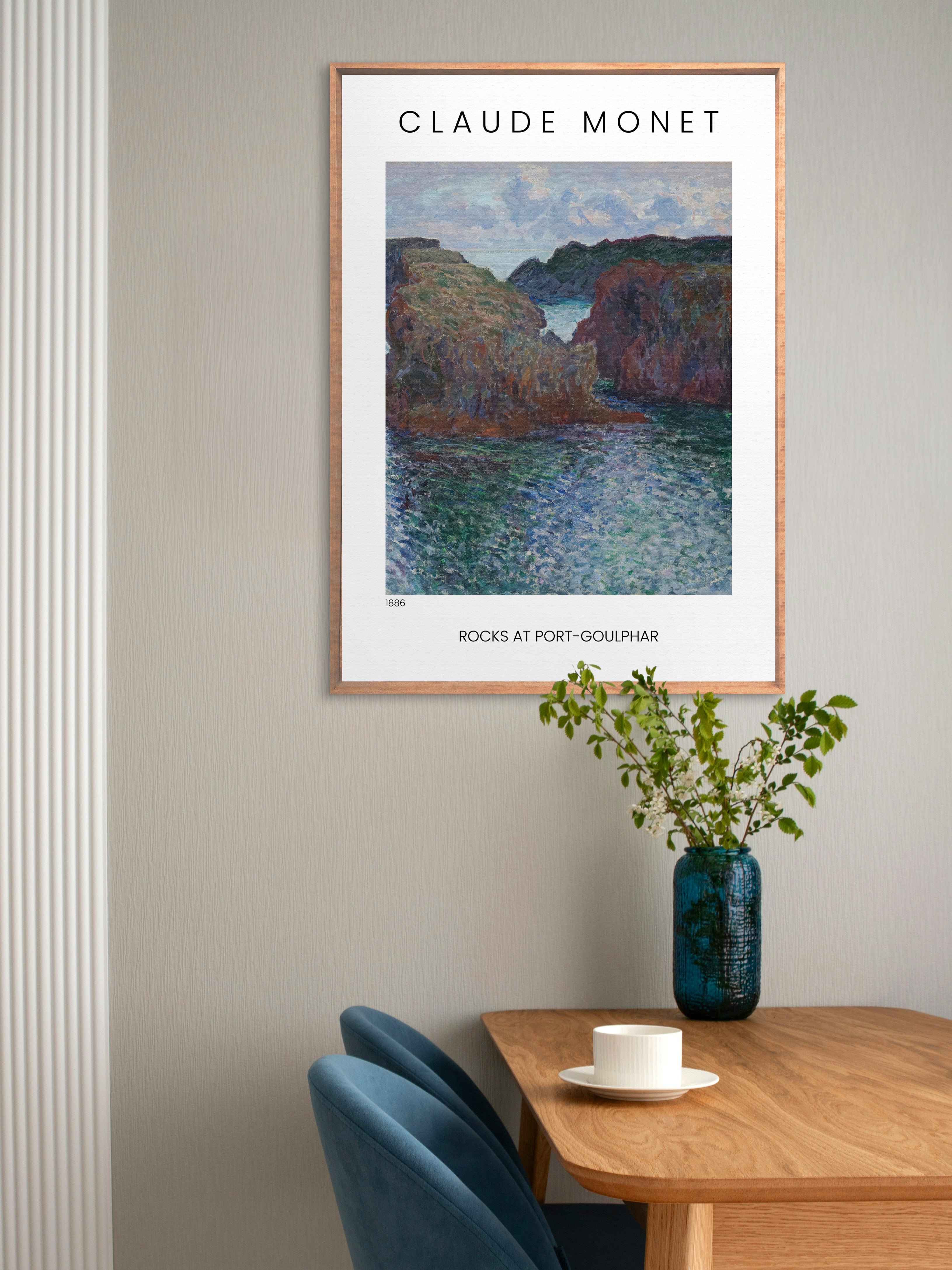 Monet’s Coastal Silence Walldecoration Wandkraft