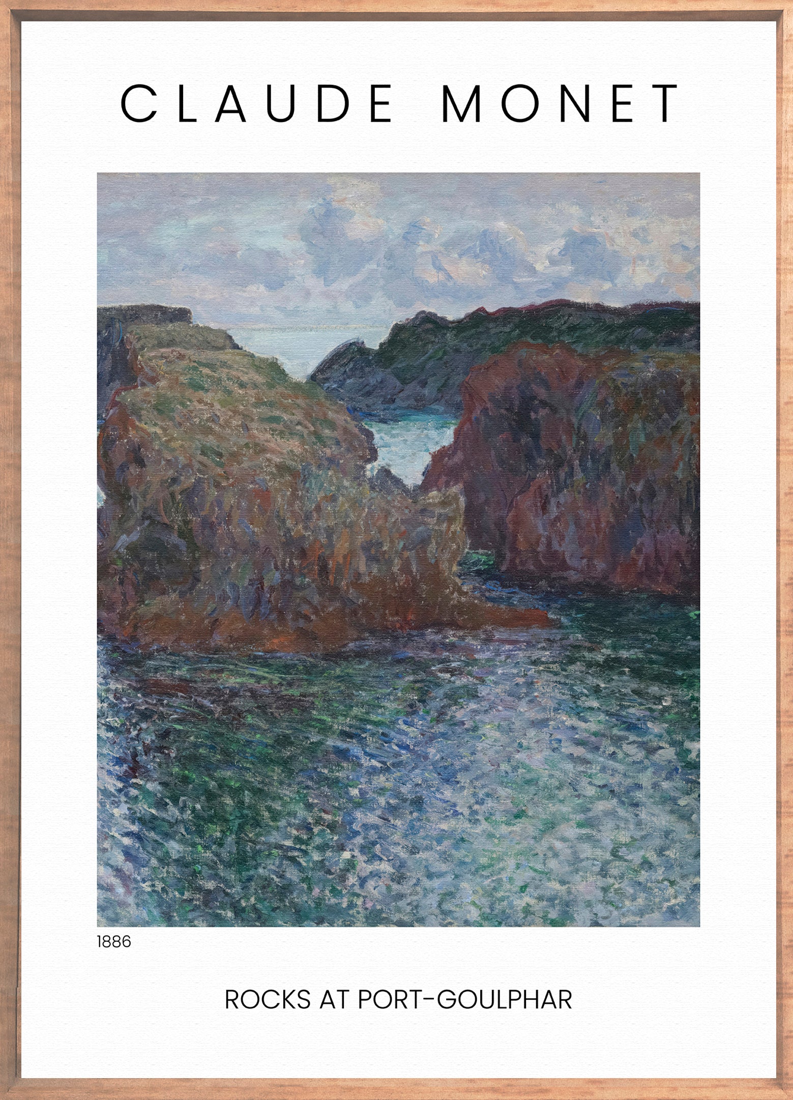 Monet’s Coastal Silence Walldecoration Wandkraft