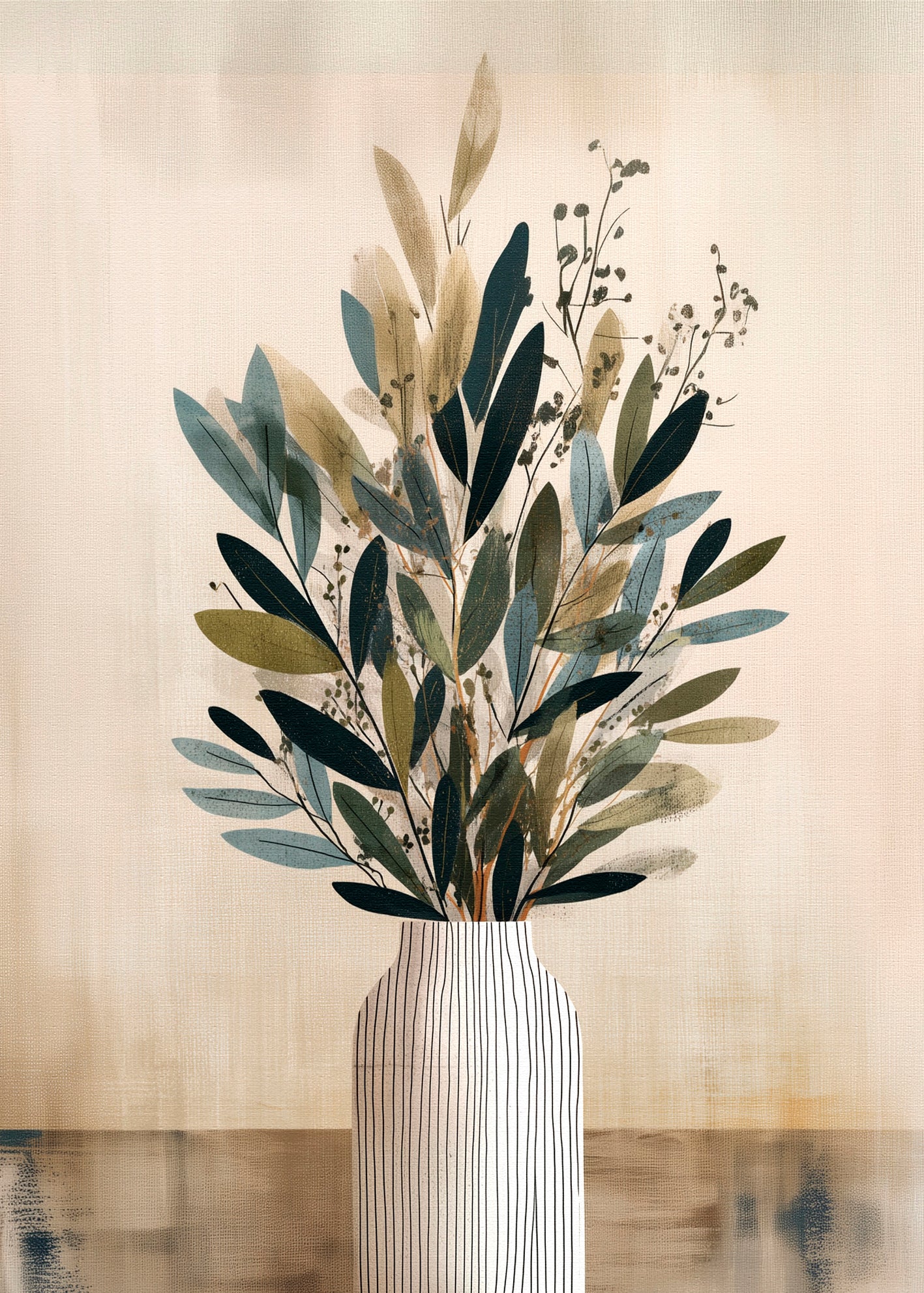 Eucalyptus Calm Walldecoration Wandkraft