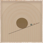 Rolling Balls Walldecoration Wandkraft Baklijst Blank