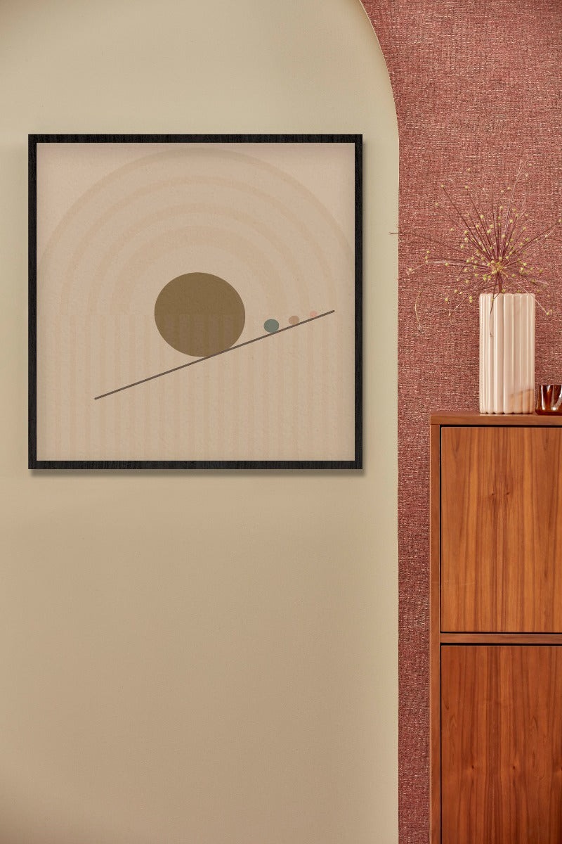 Rolling Balls Walldecoration Wandkraft