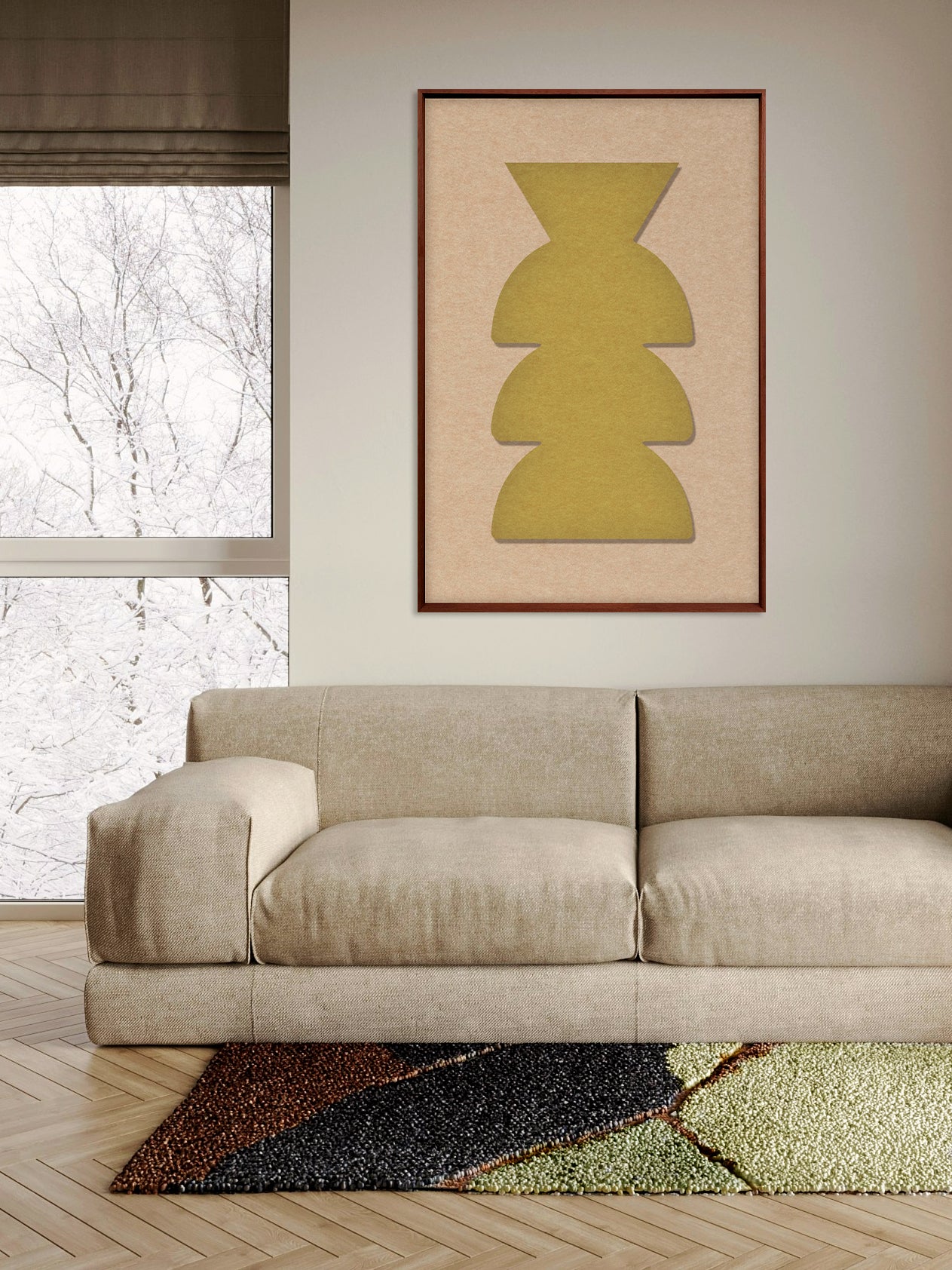 Minimal movement Walldecoration Wandkraft