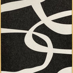 Feltro Acustico 001 Walldecoration Wandkraft 80x120 cm Baklijst Blank Zwart