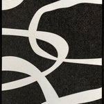 Feltro Acustico 001 Walldecoration Wandkraft 80x120 cm Baklijst Zwart Zwart