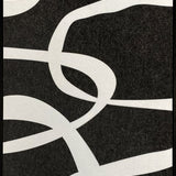 Feltro Acustico 001 Walldecoration Wandkraft 80x120 cm Baklijst Zwart Zwart