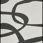 Feltro Acustico 001 Walldecoration Wandkraft 80x120 cm Baklijst Zwart Wit
