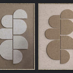 Feltro Acustico 002 Set Walldecoration Wandkraft 80x120 cm Baklijst Blank