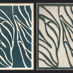 Feltro Acustico 003 Set Walldecoration Wandkraft 80x120 cm Baklijst Blank